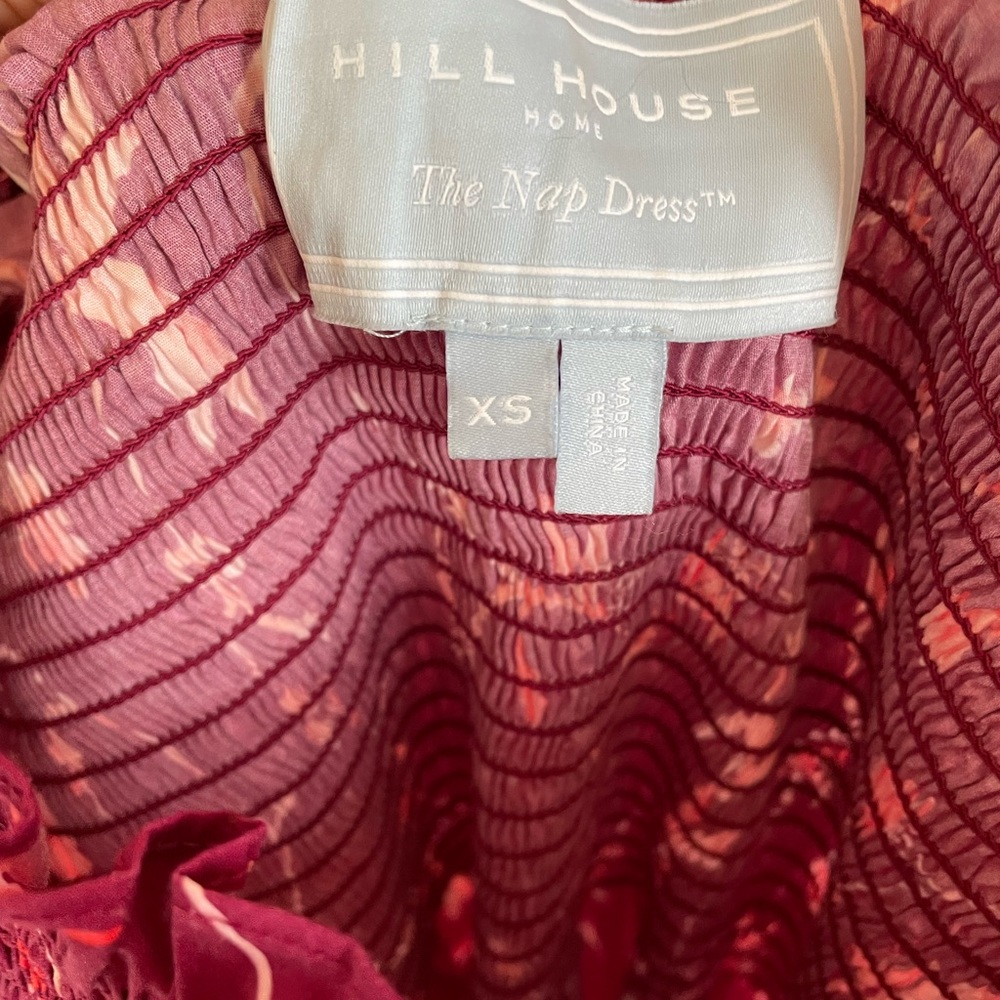 Hill House Midi Dress in Burgundy Floral - Picture 5 of 7